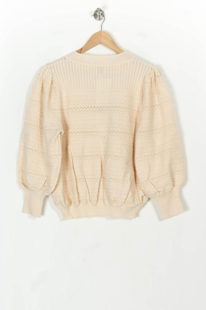 Pull Beige - Taille XL/42 de la marque Petite Mendigote | PARAD119065 - Vendu par Paradigme - Image 5