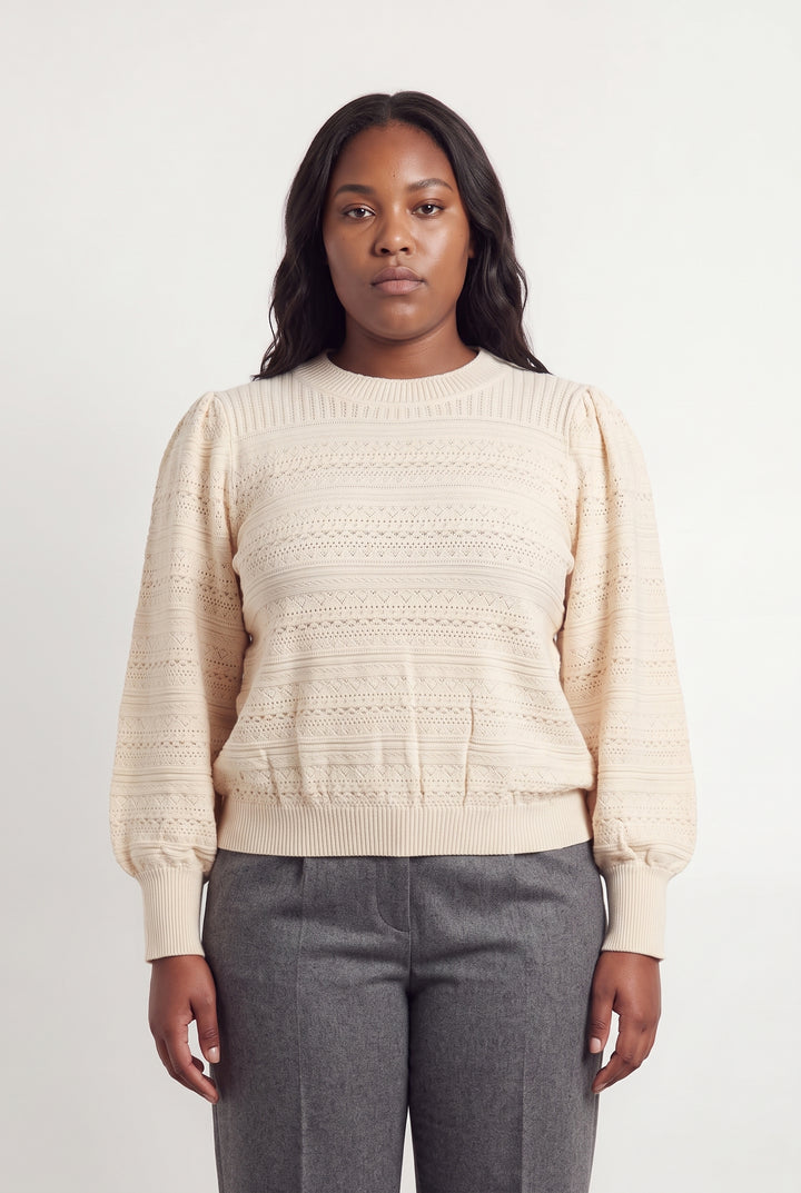 Pull Beige - Taille XL/42 de la marque Petite Mendigote | PARAD119065 - Vendu par Paradigme - Image 1