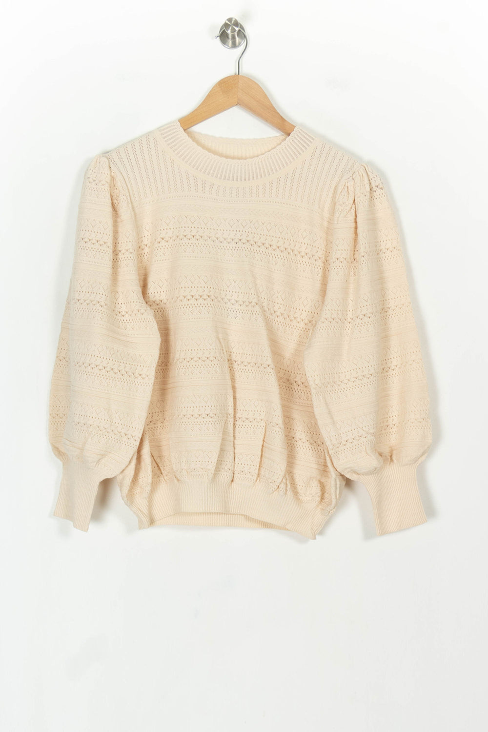Pull Beige - Taille XL/42 de la marque Petite Mendigote | PARAD119065 - Vendu par Paradigme - Image 2