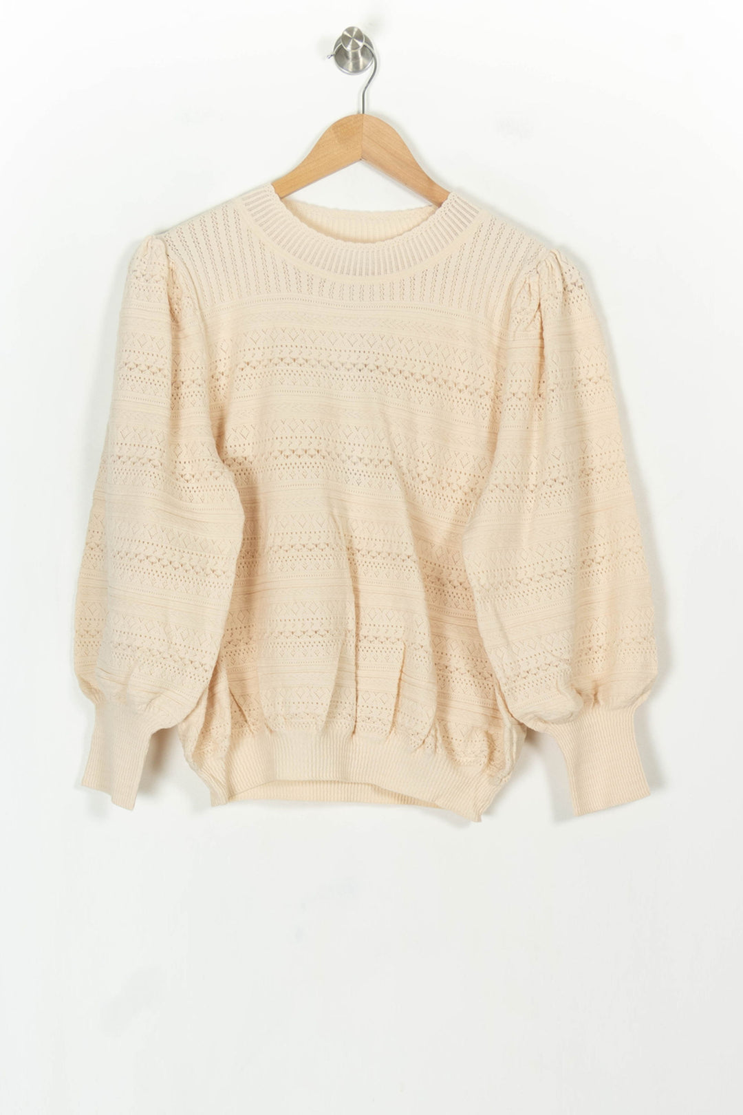 Pull Beige - Taille XL/42 de la marque Petite Mendigote | PARAD119065 - Vendu par Paradigme - Image 2