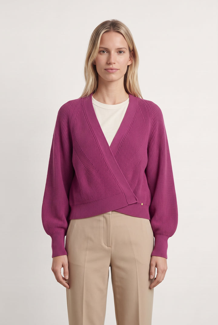 Cardigan Cache-Cœur Rose - Taille S/36 de la marque Des petits hauts | PARAD119071 - Vendu par Paradigme - Image 1