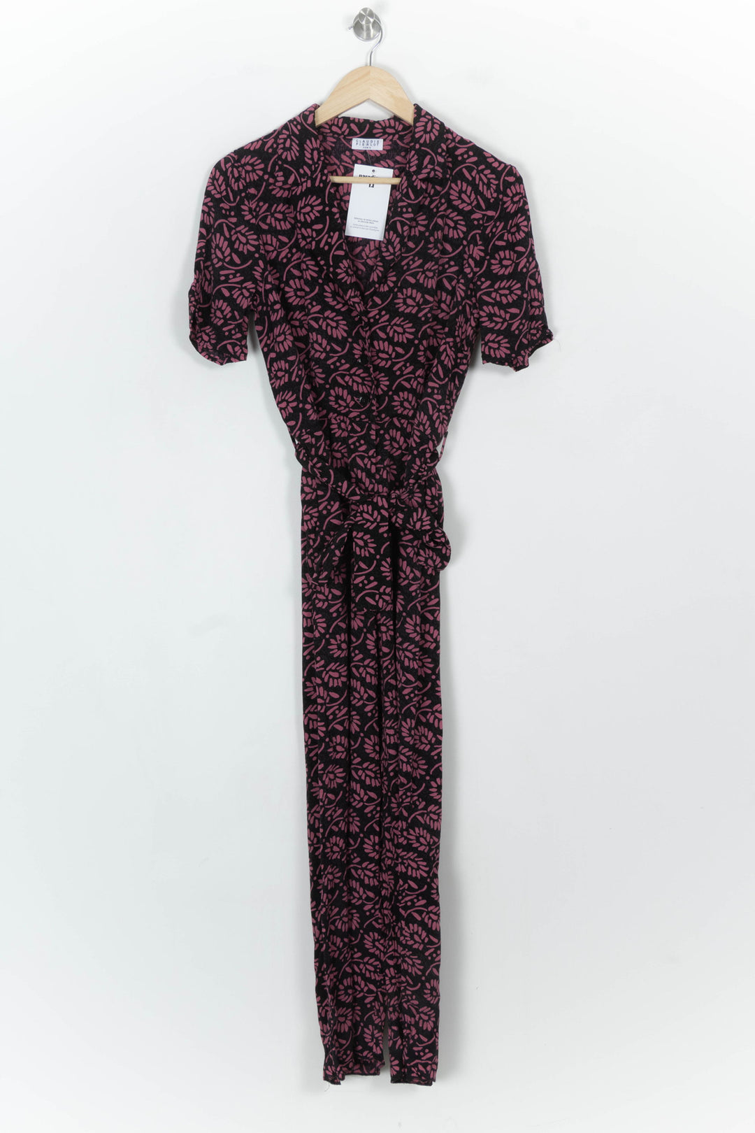 Combinaison Noire et Rose - Taille L/40 de la marque Claudie Pierlot | PARAD119072 - Vendu par Paradigme - Image 2