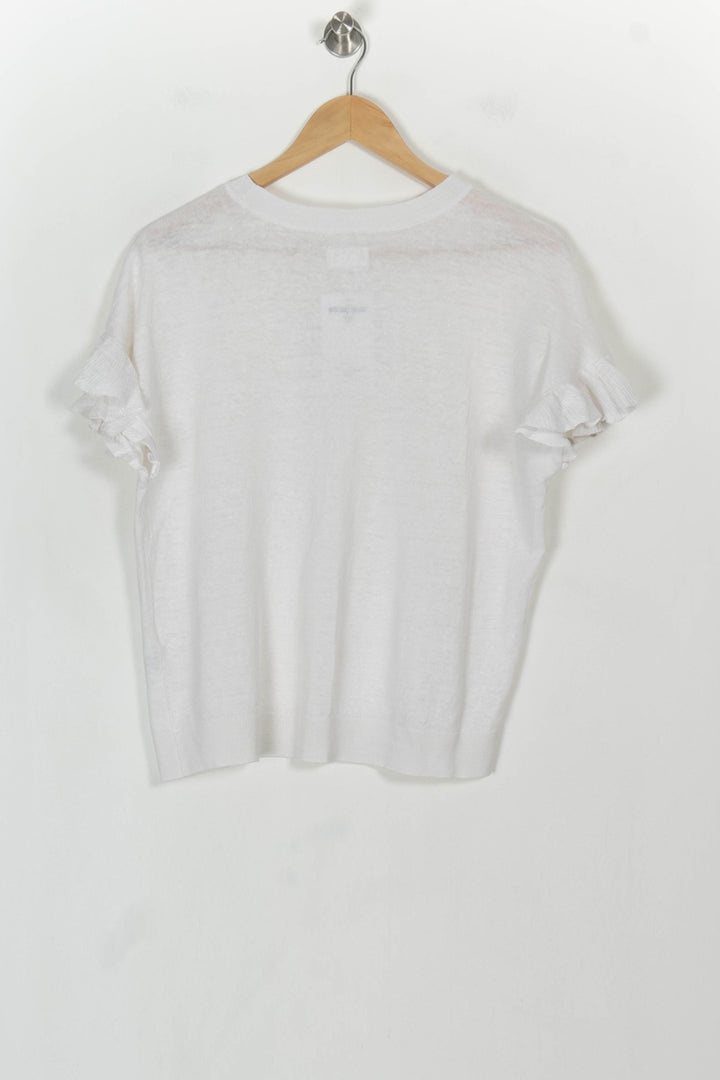 Pull Blanc - Taille M/38 de la marque Des petits hauts | PARAD119073 - Vendu par Paradigme - Image 5
