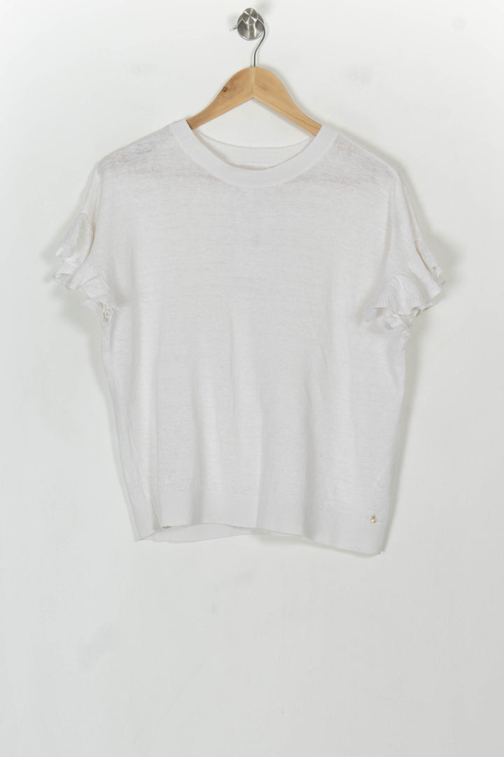Pull Blanc - Taille M/38 de la marque Des petits hauts | PARAD119073 - Vendu par Paradigme - Image 2