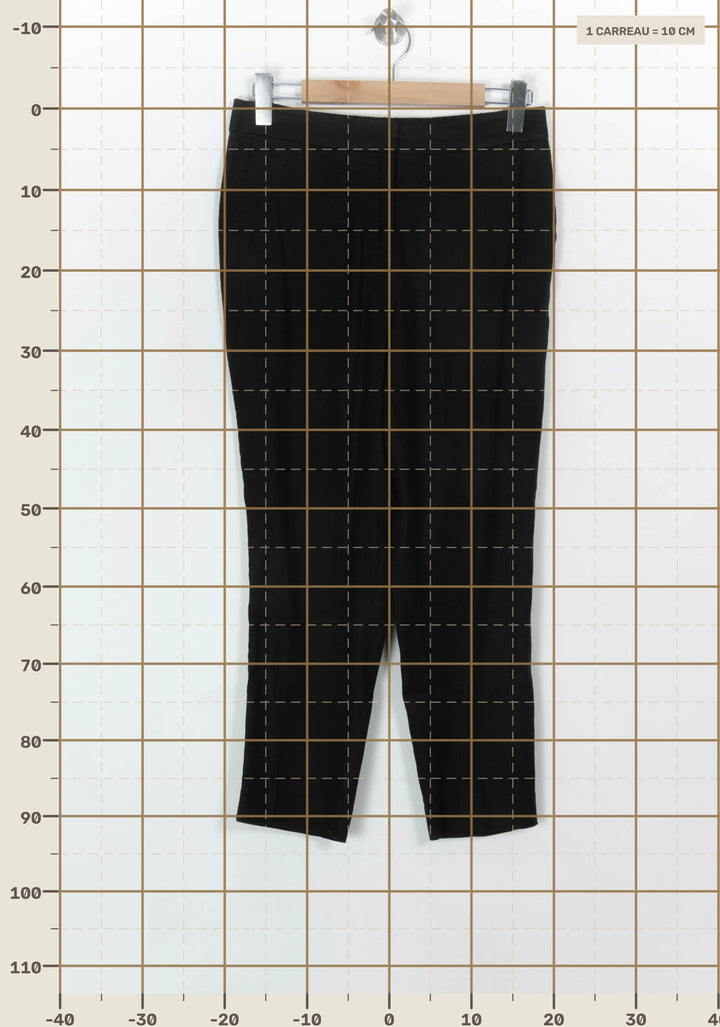 Pantalon Noir - Taille L/40 de la marque Caroll | PARAD119074 - Vendu par Paradigme - Image 4