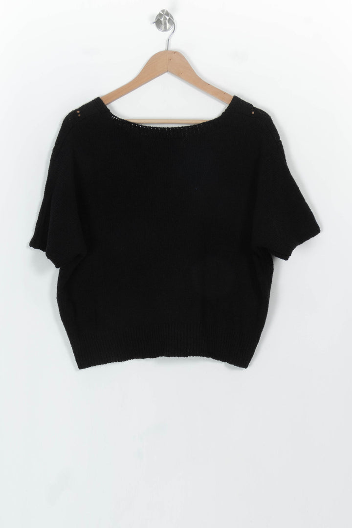 Pull Noir - Taille M/38 de la marque La Fée Maraboutée | PARAD119077 - Vendu par Paradigme - Image 5