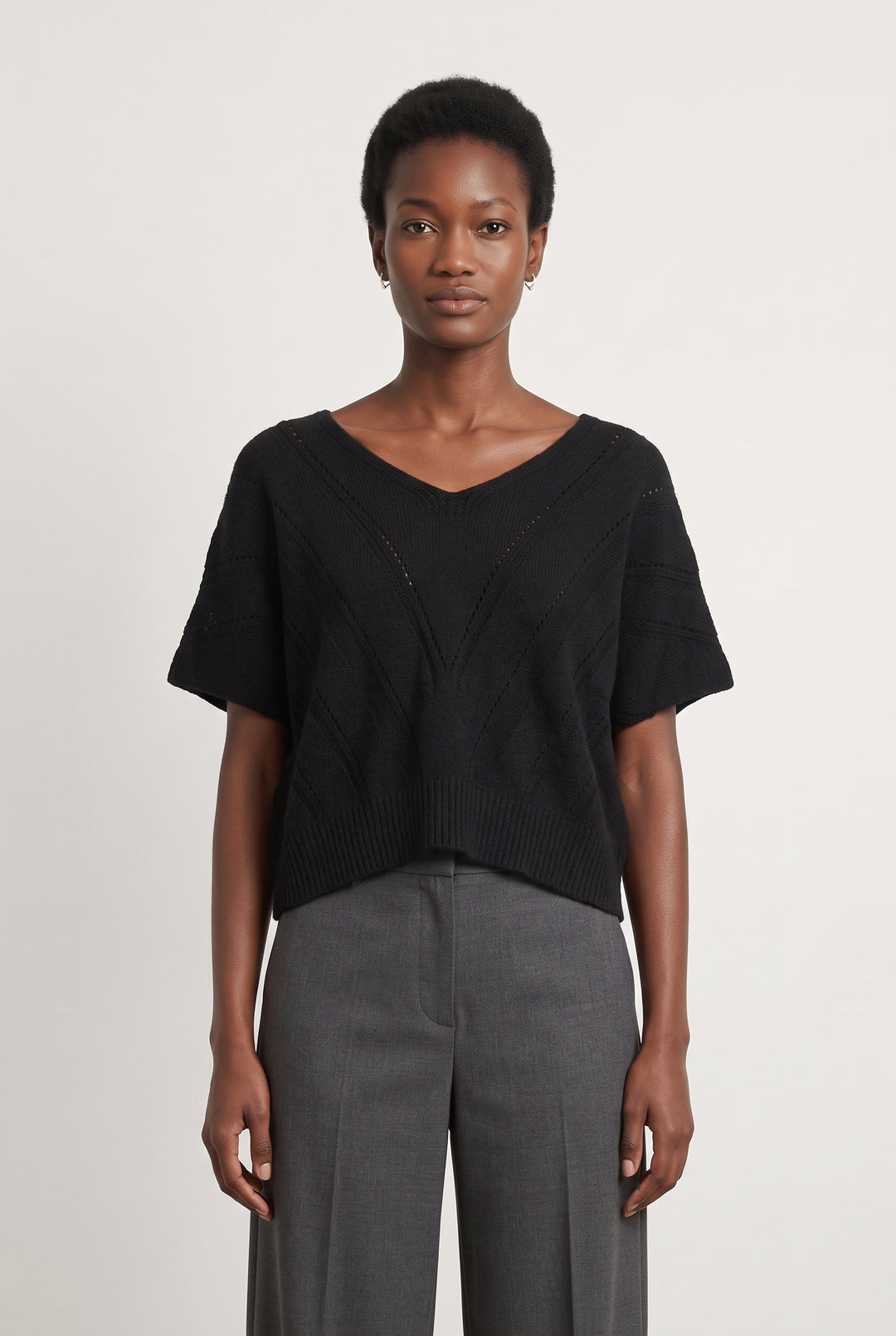 Pull Noir - Taille M/38 de la marque La Fée Maraboutée | PARAD119077 - Vendu par Paradigme - Image 1