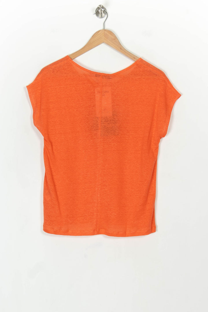 Tee-shirt Orange - Taille XS/34 de la marque La Fée Maraboutée | PARAD119078 - Vendu par Paradigme - Image 5
