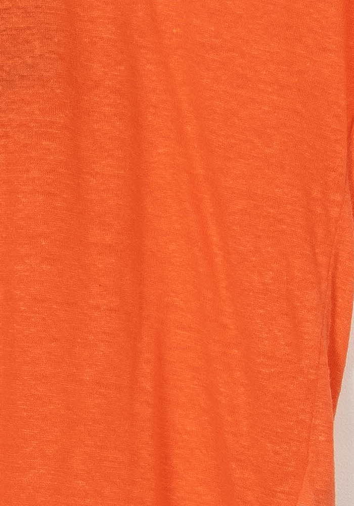 Tee-shirt Orange - Taille XS/34 de la marque La Fée Maraboutée | PARAD119078 - Vendu par Paradigme - Image 3