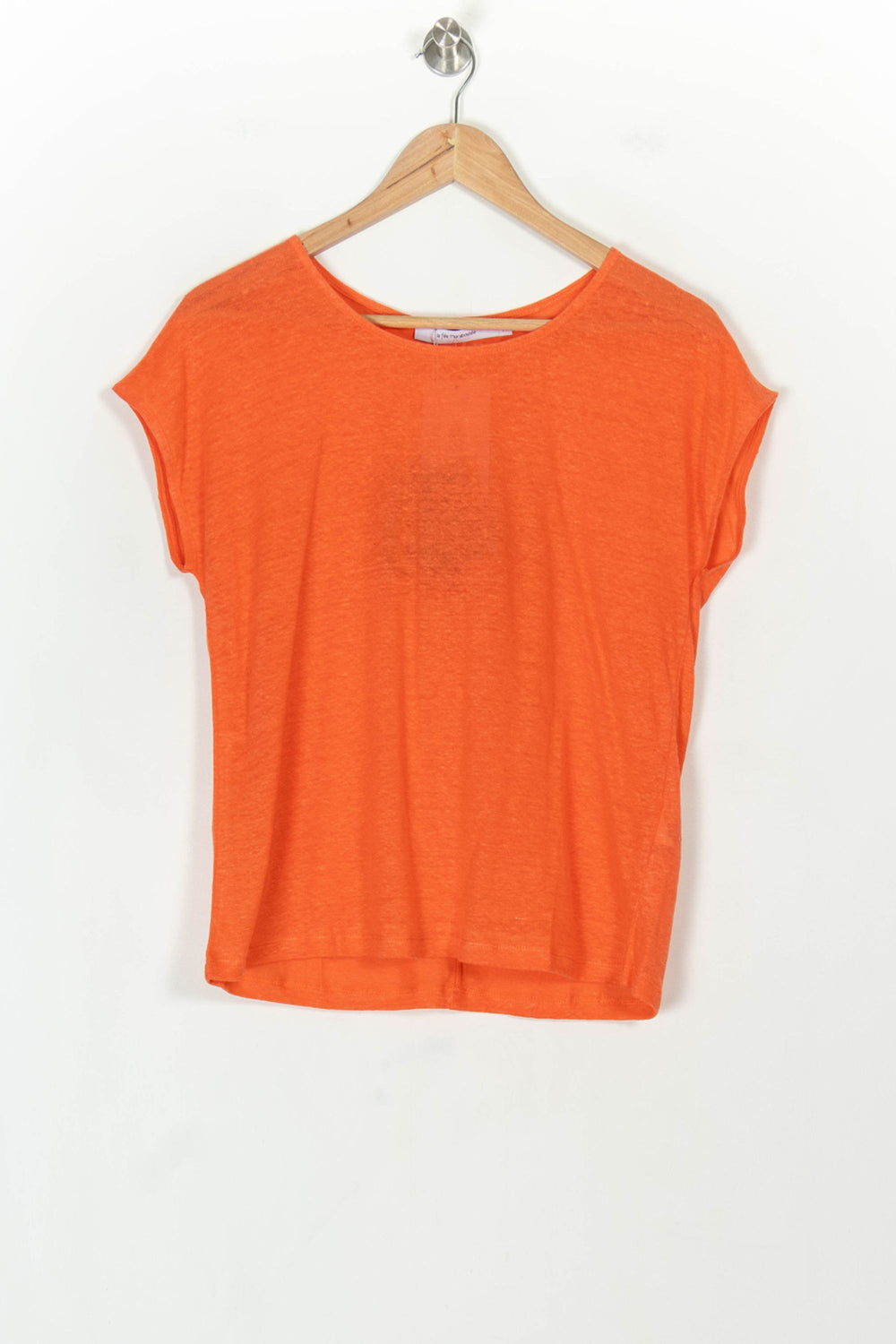 Tee-shirt Orange - Taille XS/34 de la marque La Fée Maraboutée | PARAD119078 - Vendu par Paradigme - Image 2