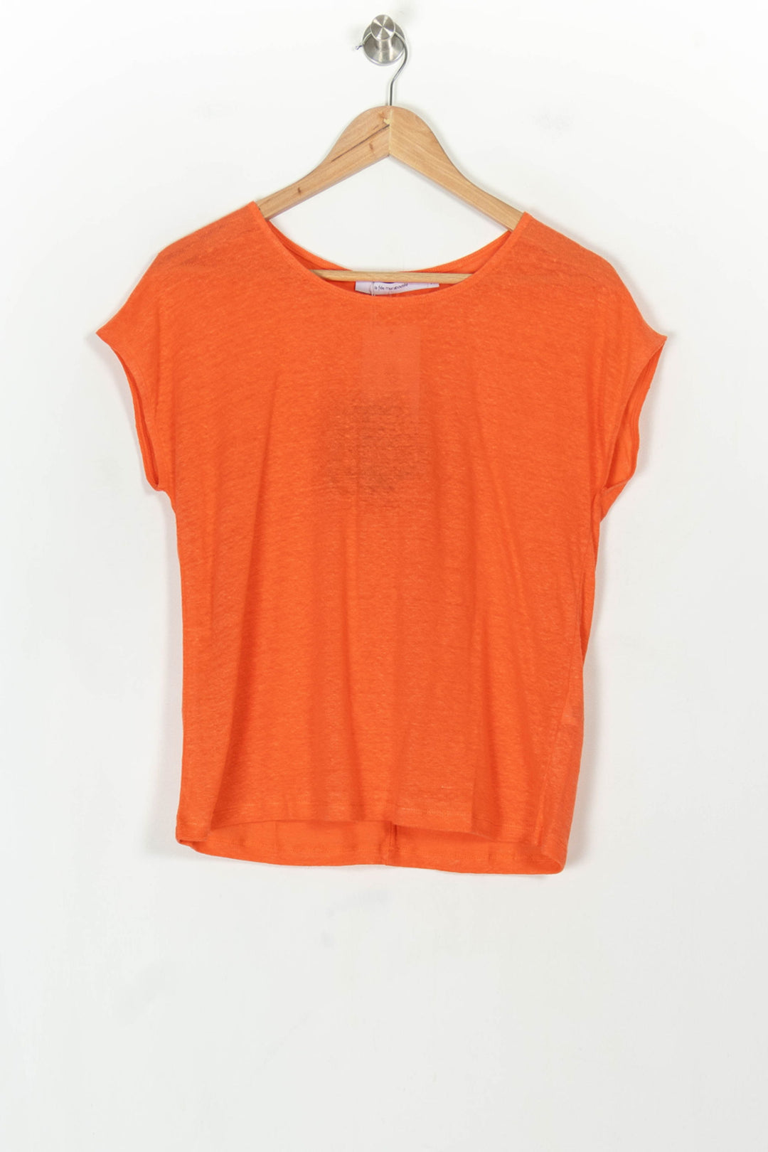 Tee-shirt Orange - Taille XS/34 de la marque La Fée Maraboutée | PARAD119078 - Vendu par Paradigme - Image 2