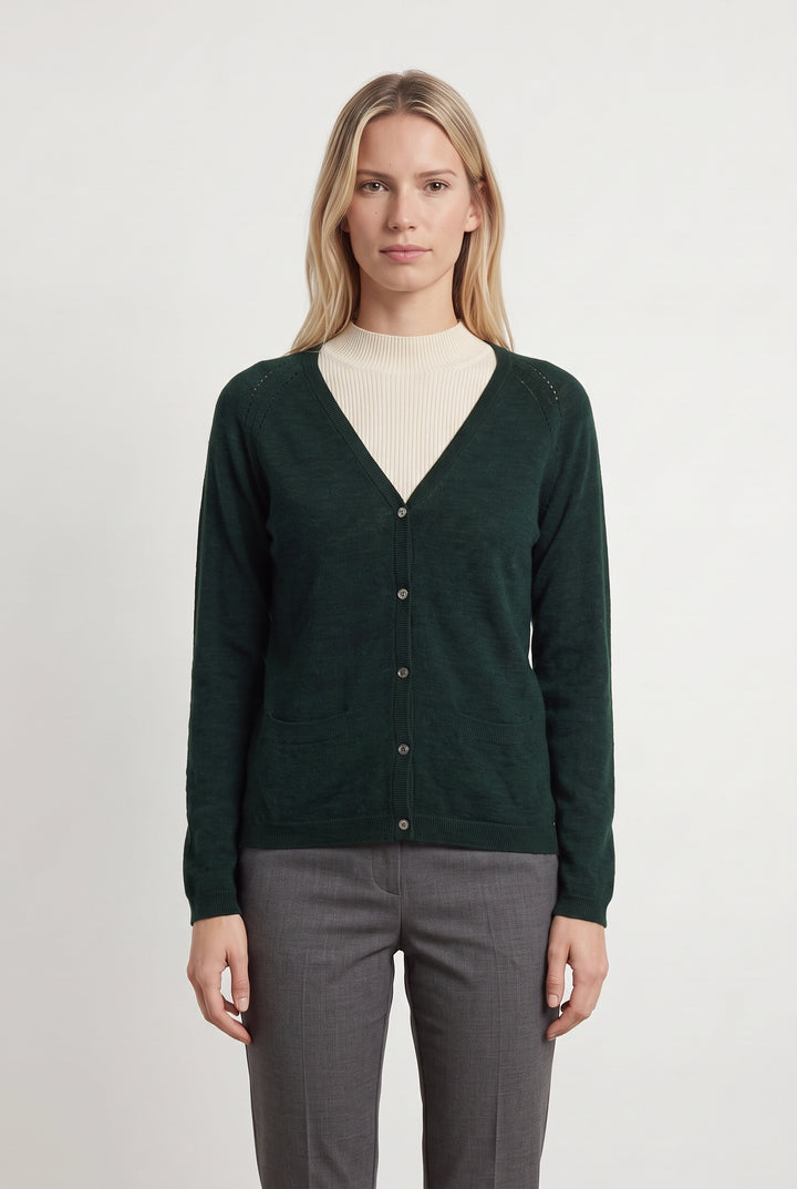 Cardigan Vert - Taille S/36 de la marque Soeur | PARAD119080 - Vendu par Paradigme - Image 1