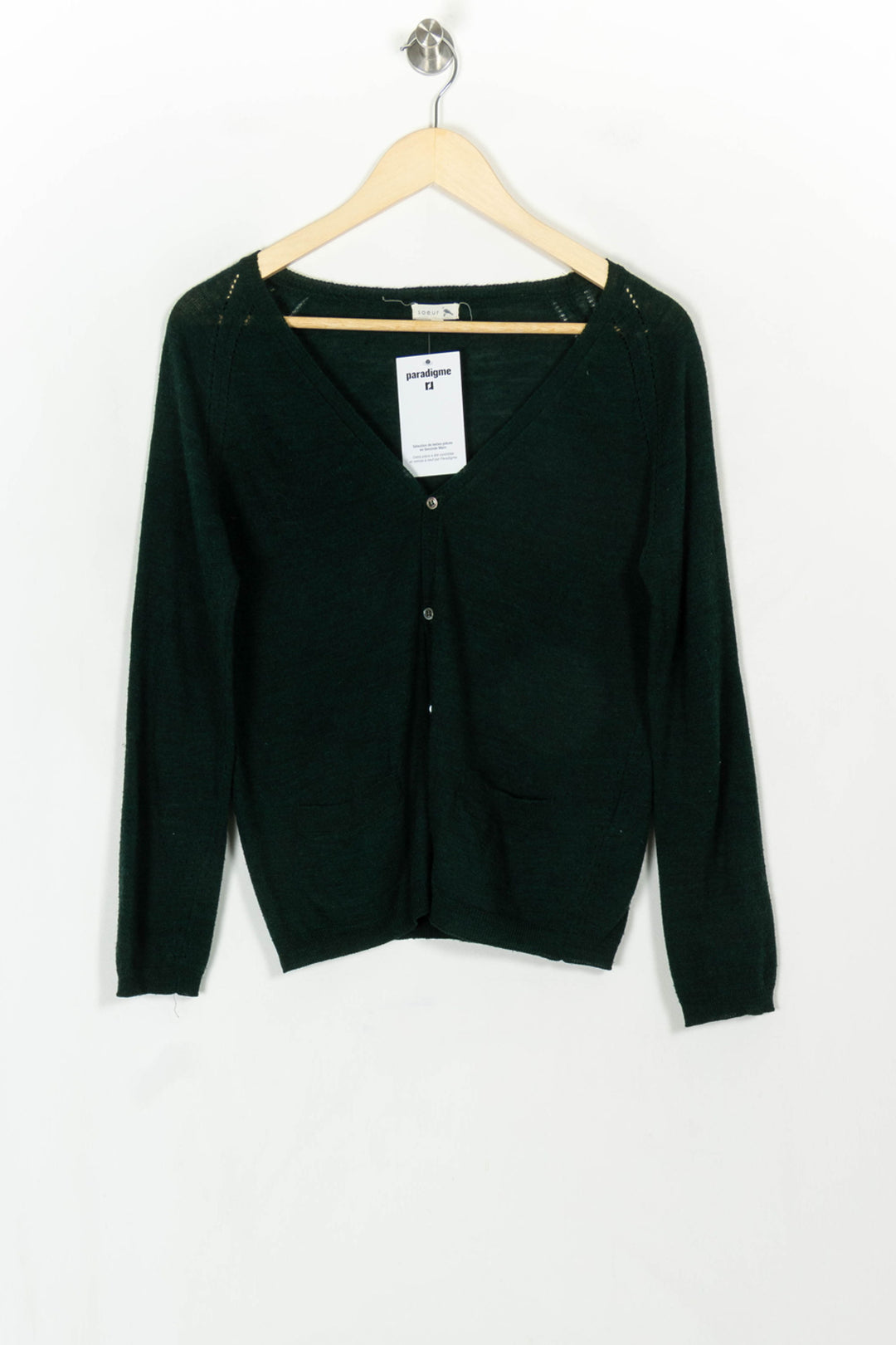Cardigan Vert - Taille S/36 de la marque Soeur | PARAD119080 - Vendu par Paradigme - Image 2
