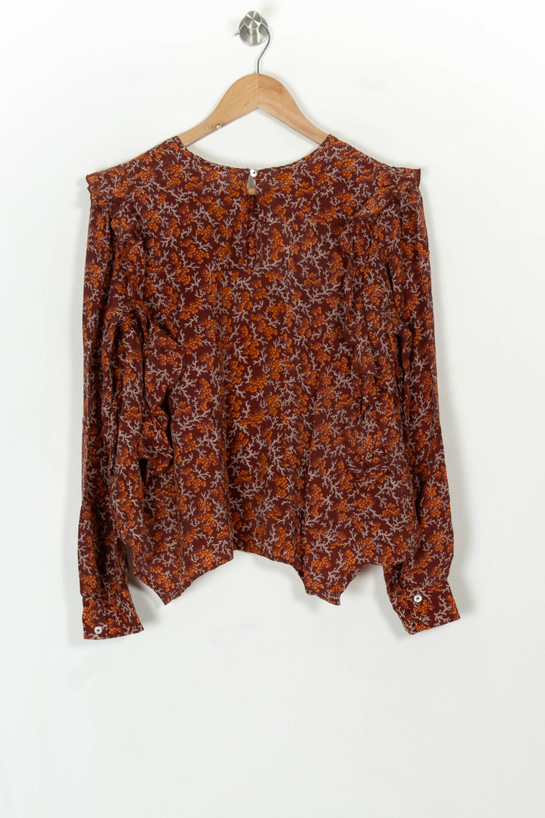 Blouse Orange et Marron - Taille M/38 de la marque Kookai | PARAD119082 - Vendu par Paradigme - Image 5