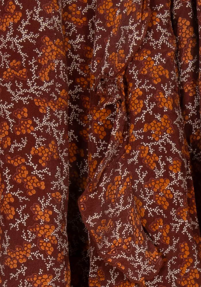 Blouse Orange et Marron - Taille M/38 de la marque Kookai | PARAD119082 - Vendu par Paradigme - Image 3
