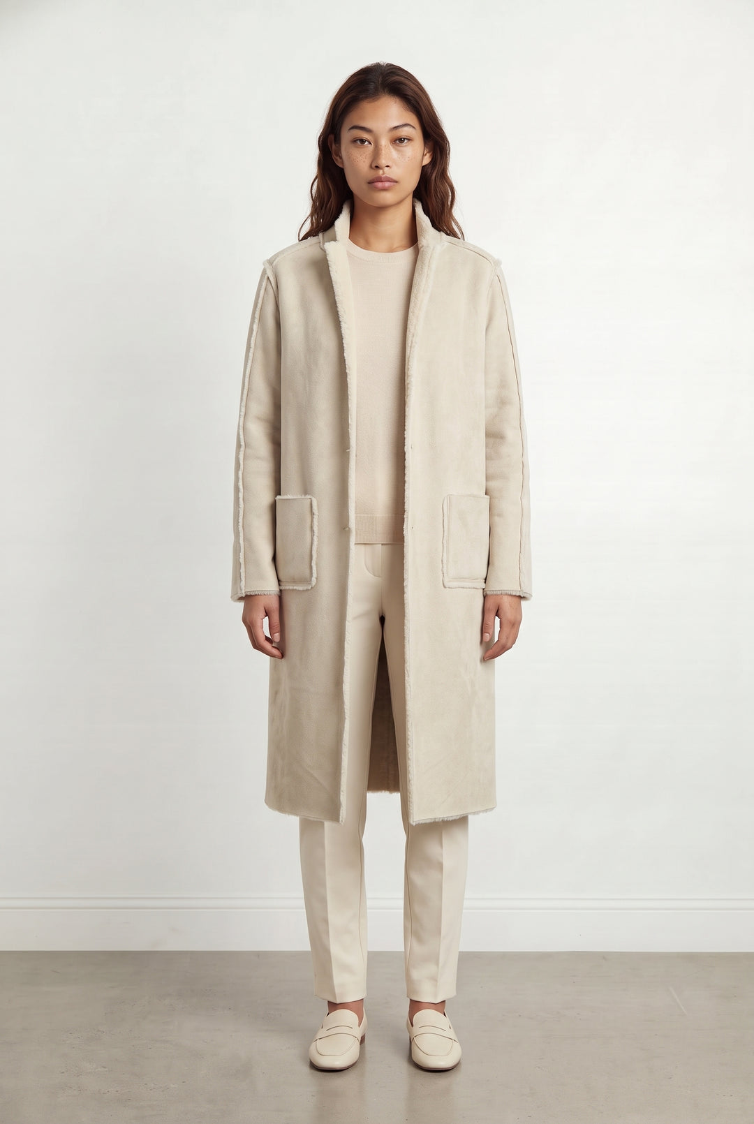 Manteau Beige - Taille S/36 de la marque Suncoo | PARAD119083 - Vendu par Paradigme - Image 1
