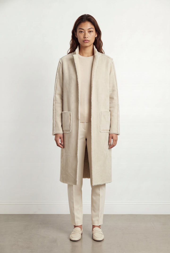Manteau Beige - Taille S/36 de la marque Suncoo | PARAD119083 - Vendu par Paradigme - Image 1