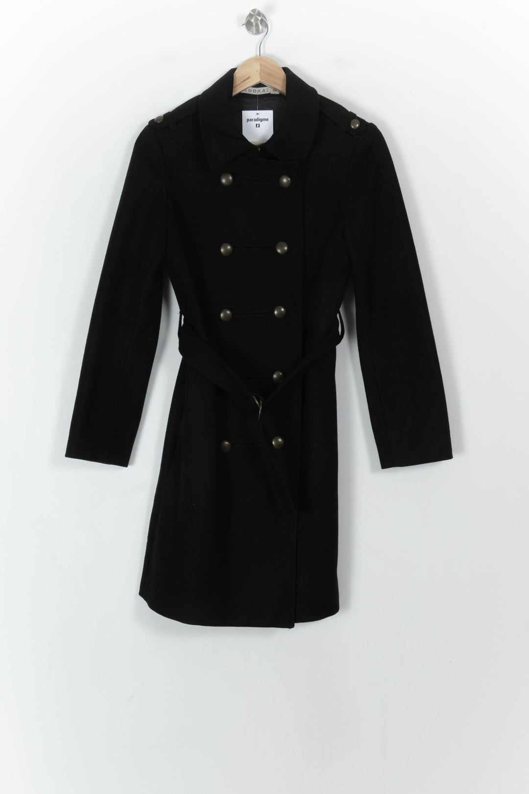Manteau Noir - Taille S/36 de la marque Kookai | PARAD119084 - Vendu par Paradigme - Image 2