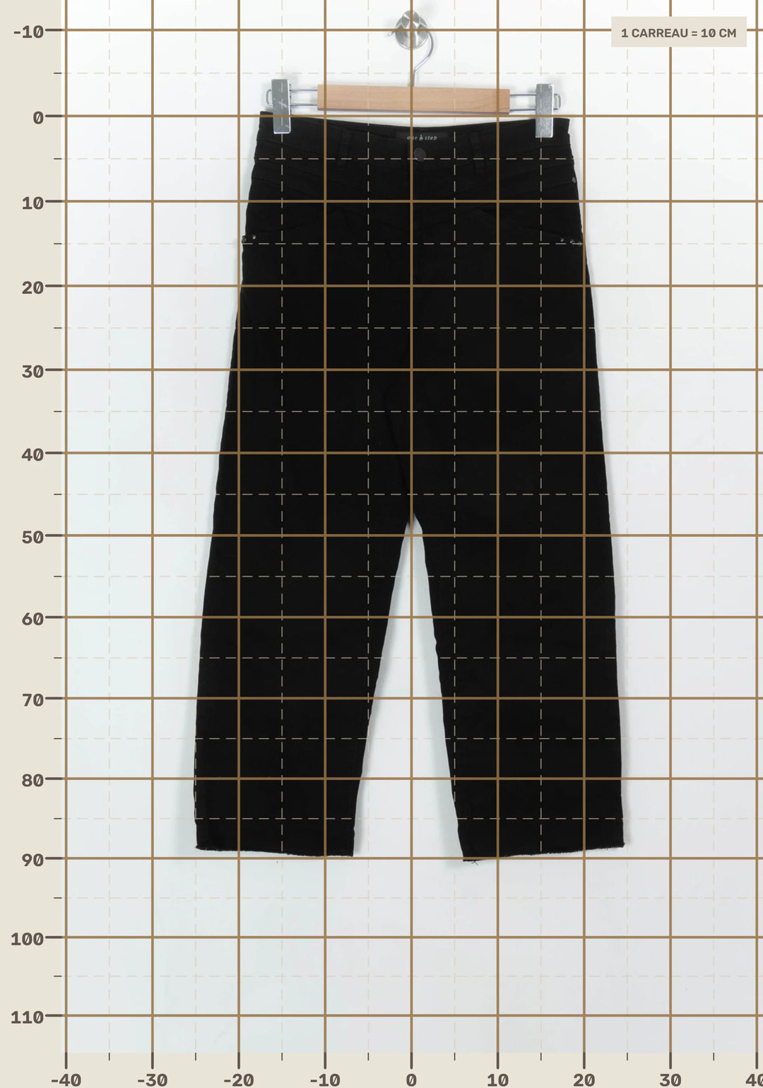 Jean Noir - Taille S/36 de la marque One Step | PARAD119087 - Vendu par Paradigme - Image 4