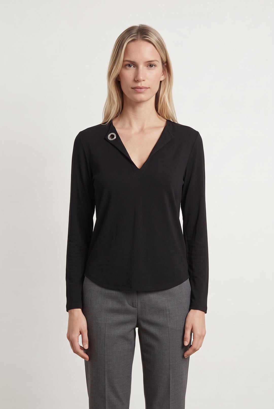 Blouse Noire - Taille M/38 de la marque Sandro | PARAD119093 - Vendu par Paradigme - Image 1