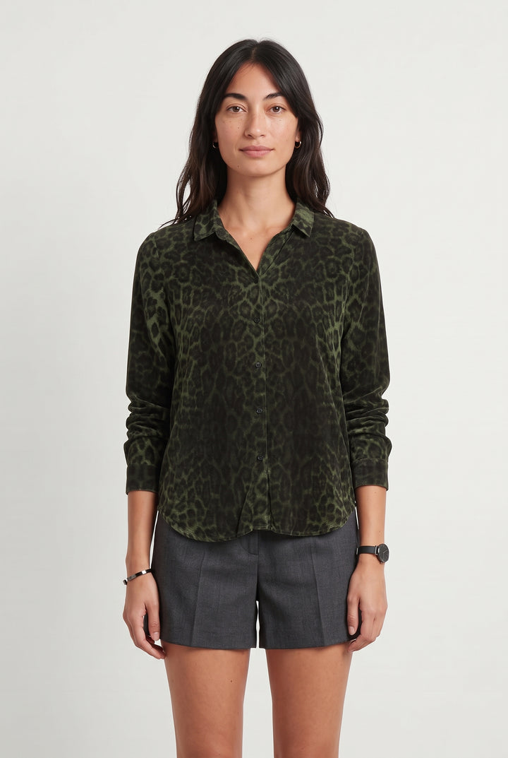 Chemise Verte - Taille XS/34 de la marque The Kooples | PARAD119098 - Vendu par Paradigme - Image 1