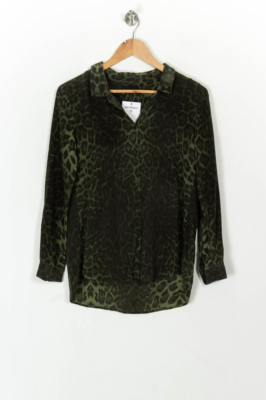 Chemise Verte - Taille XS/34 de la marque The Kooples | PARAD119098 - Vendu par Paradigme - Image 2