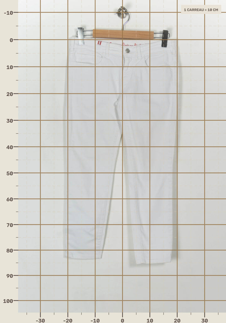 Jean Blanc - Taille M/38 de la marque Ines de la Fressange Paris | PARAD119103 - Vendu par Paradigme - Image 4