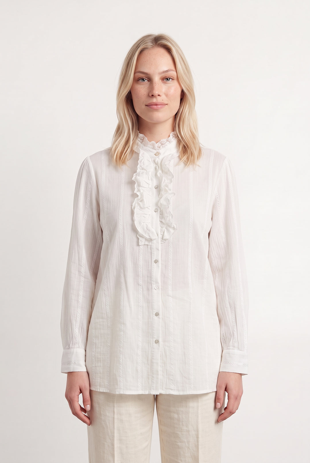 Blouse Blanche - Taille L/40 de la marque Balzac Paris | PARAD119108 - Vendu par Paradigme - Image 1