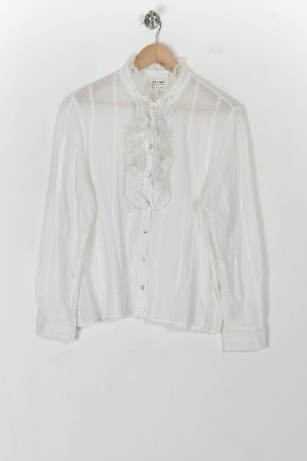 Blouse Blanche - Taille L/40 de la marque Balzac Paris | PARAD119108 - Vendu par Paradigme - Image 2