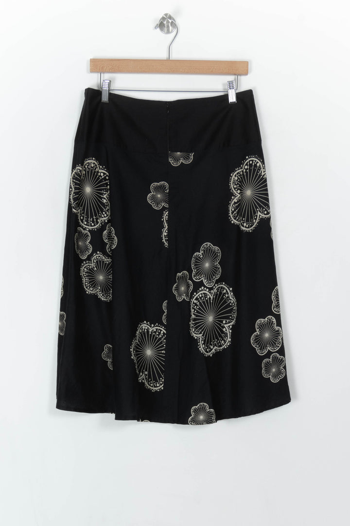 Jupe Midi Noire et Blanche - Taille XL/42 de la marque Agnès b. | PARAD119110 - Vendu par Paradigme - Image 5