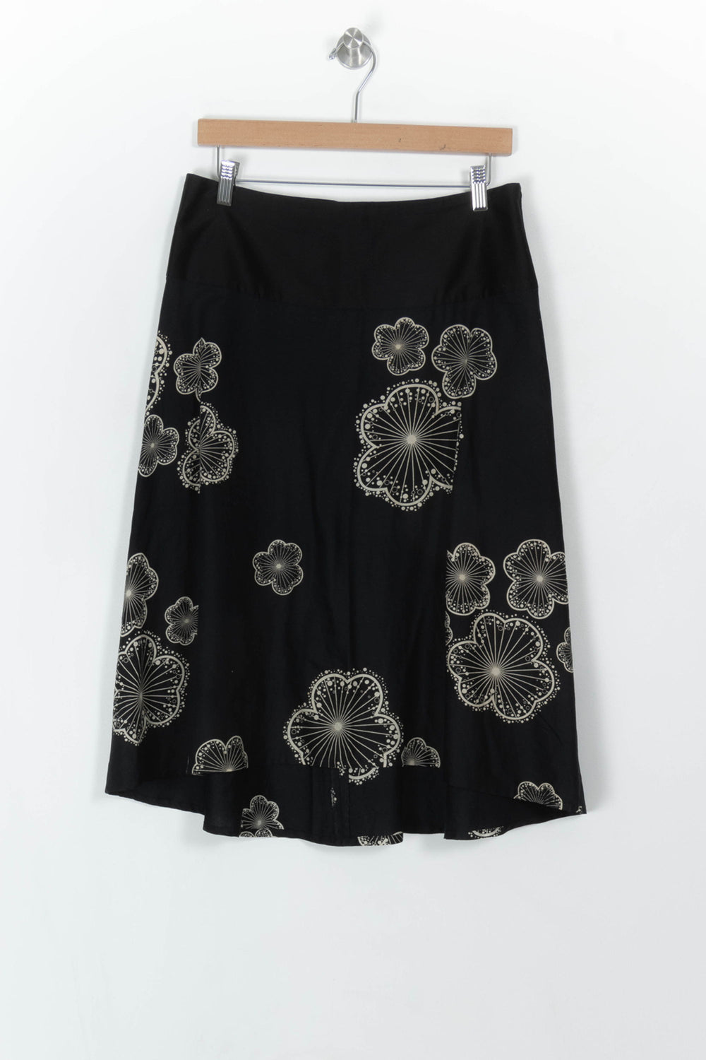 Jupe Midi Noire et Blanche - Taille XL/42 de la marque Agnès b. | PARAD119110 - Vendu par Paradigme - Image 2