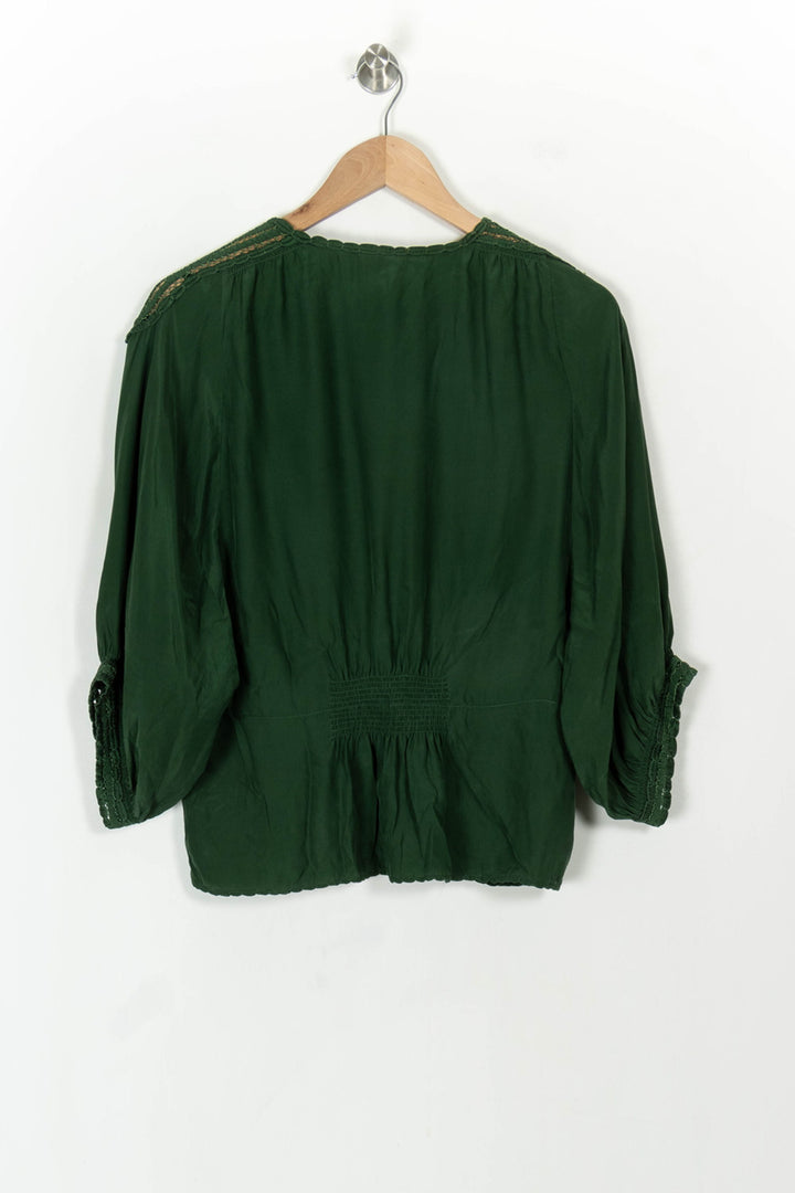 Blouse Verte - Taille L/40 de la marque Isabel Marant étoile | PARAD119113 - Vendu par Paradigme - Image 5