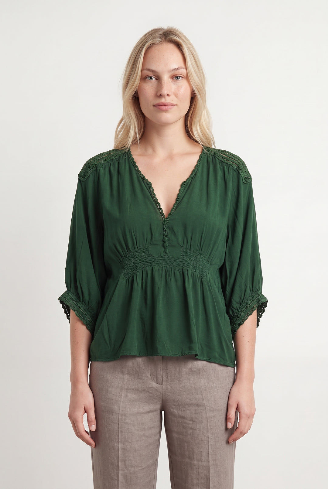 Blouse Verte - Taille L/40 de la marque Isabel Marant étoile | PARAD119113 - Vendu par Paradigme - Image 1