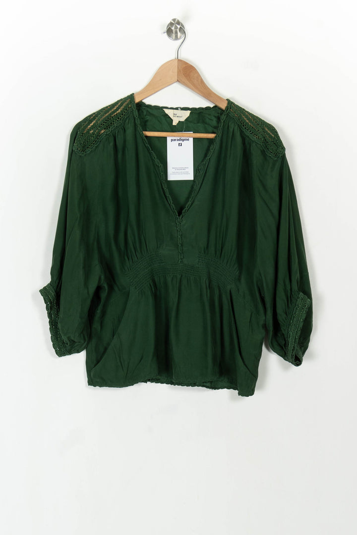 Blouse Verte - Taille L/40 de la marque Isabel Marant étoile | PARAD119113 - Vendu par Paradigme - Image 2