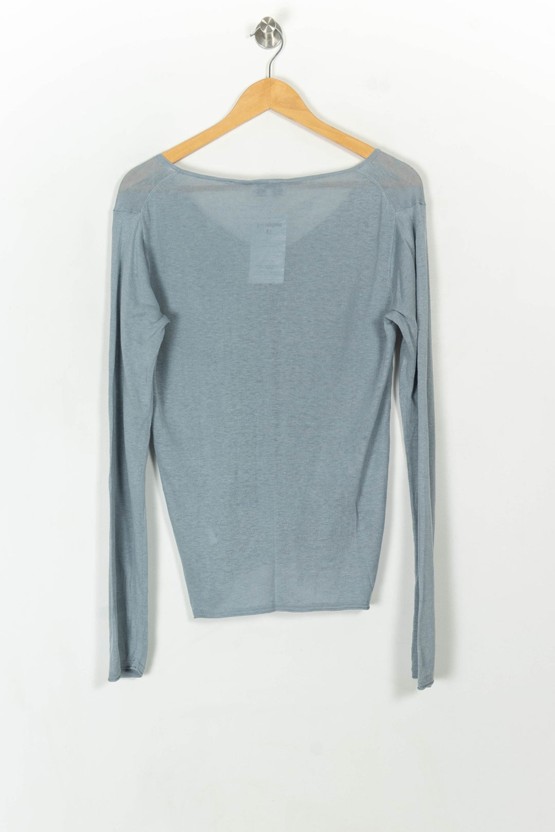 Gilet Bleu - Taille L/40 de la marque Agnès b. | PARAD119114 - Vendu par Paradigme - Image 5