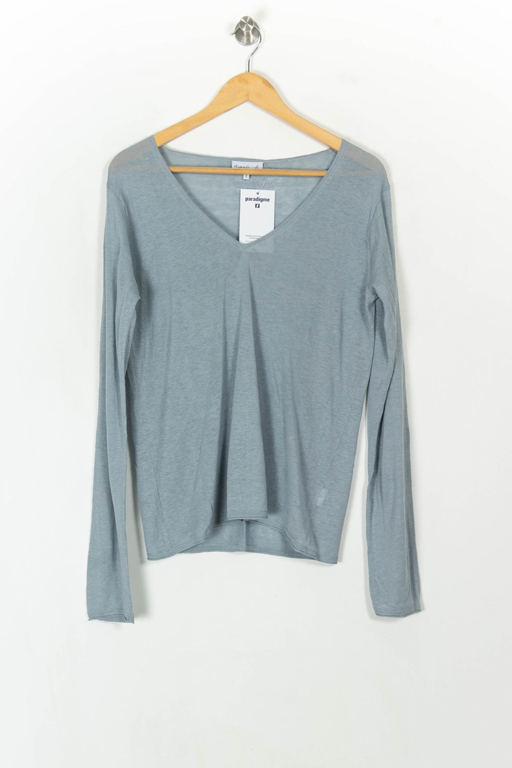 Gilet Bleu - Taille L/40 de la marque Agnès b. | PARAD119114 - Vendu par Paradigme - Image 2