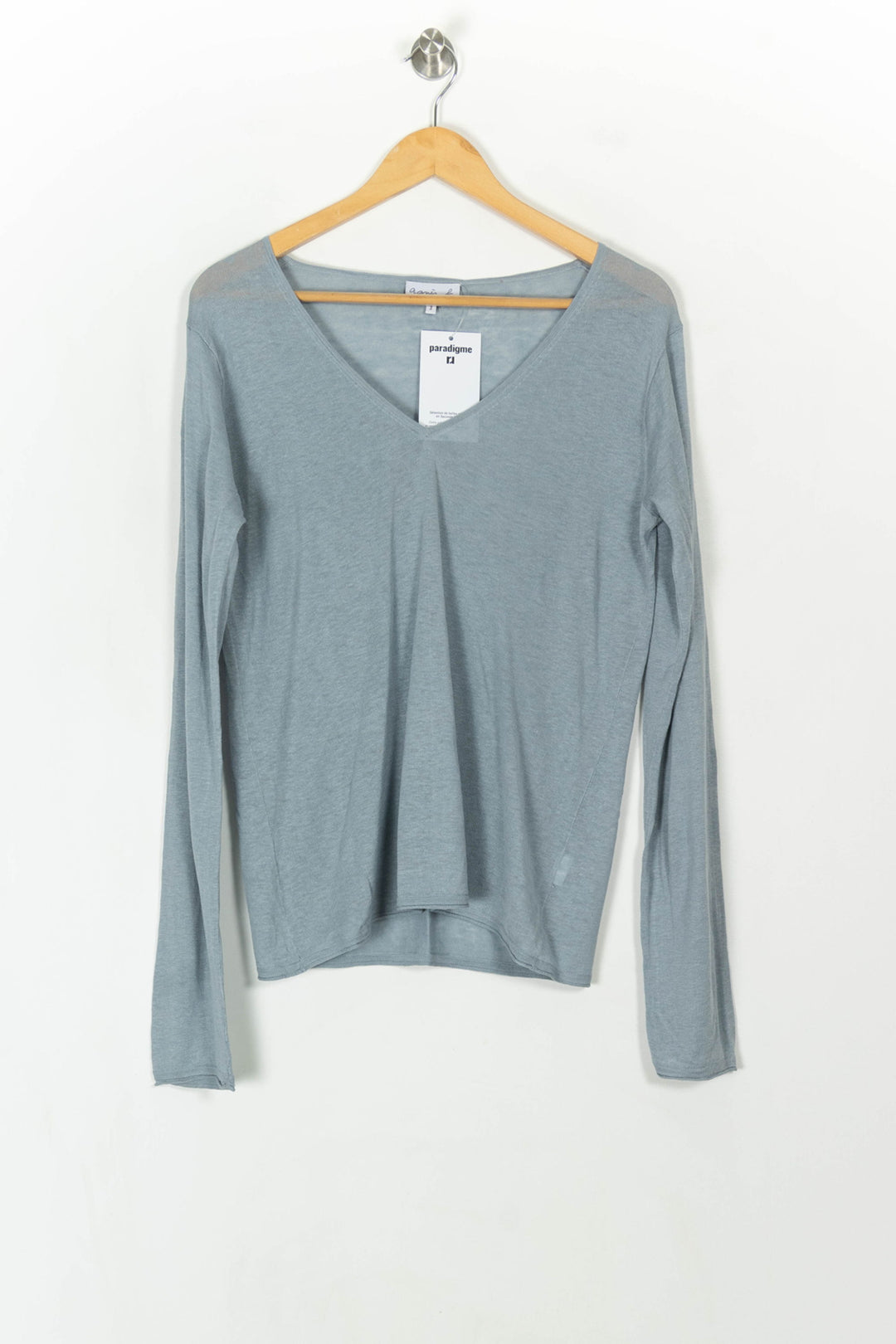 Gilet Bleu - Taille L/40 de la marque Agnès b. | PARAD119114 - Vendu par Paradigme - Image 2