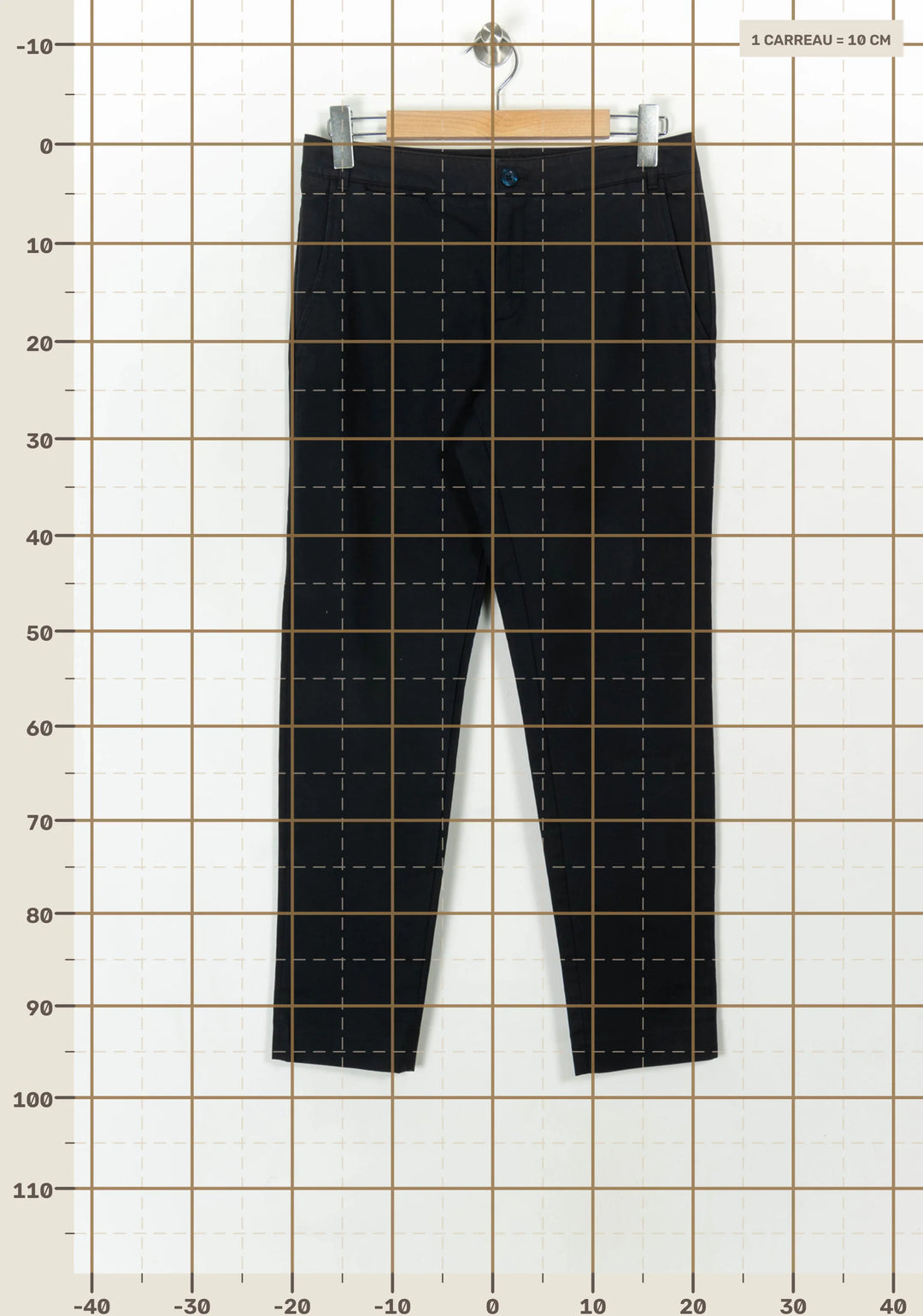 Pantalon Bleu - Taille M/38 de la marque A.P.C. | PARAD119115 - Vendu par Paradigme - Image 4