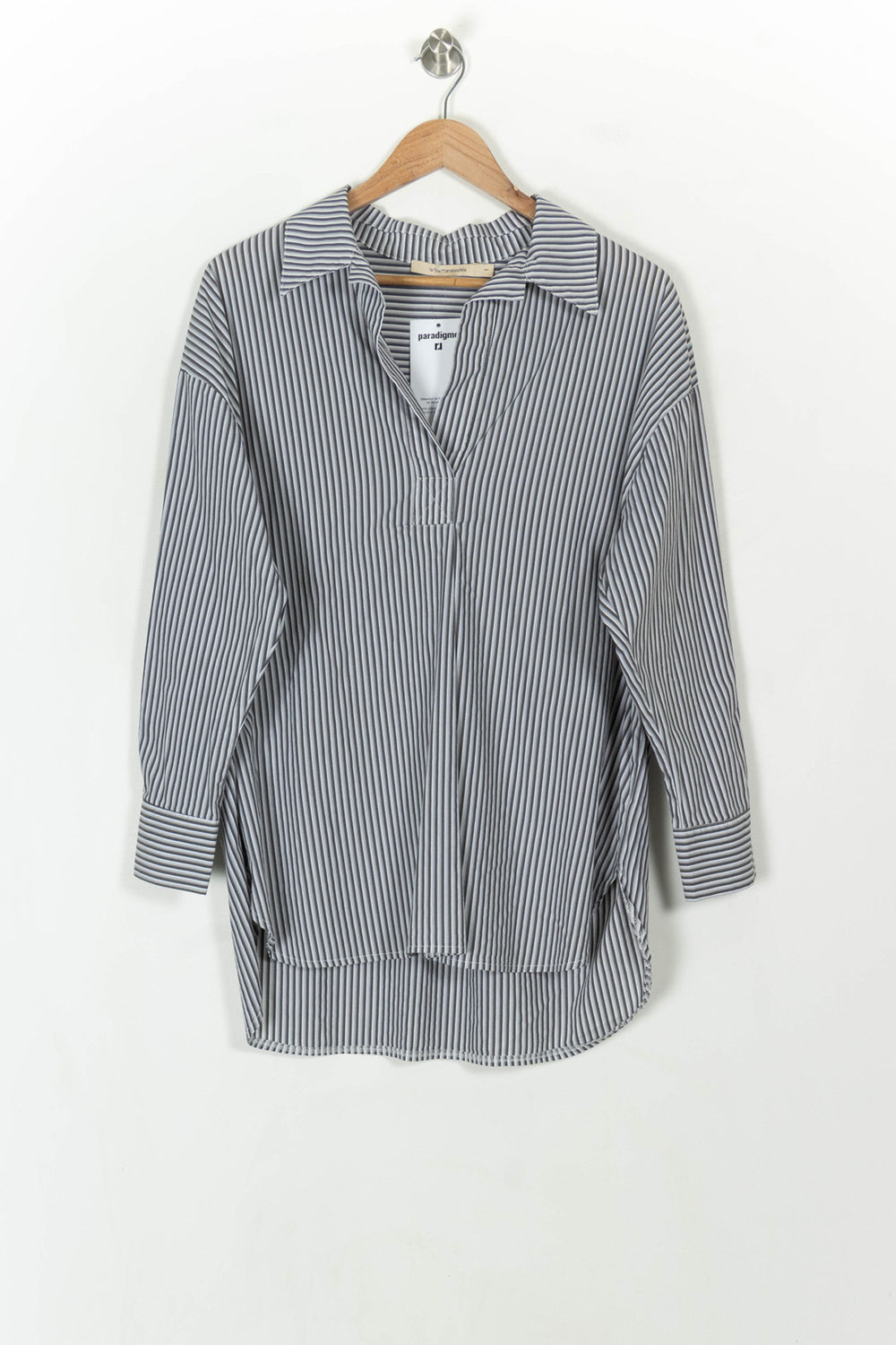 Blouse Rayée Bleue et Blanche - Taille S/36 de la marque La Fée Maraboutée | PARAD119118 - Vendu par Paradigme - Image 2