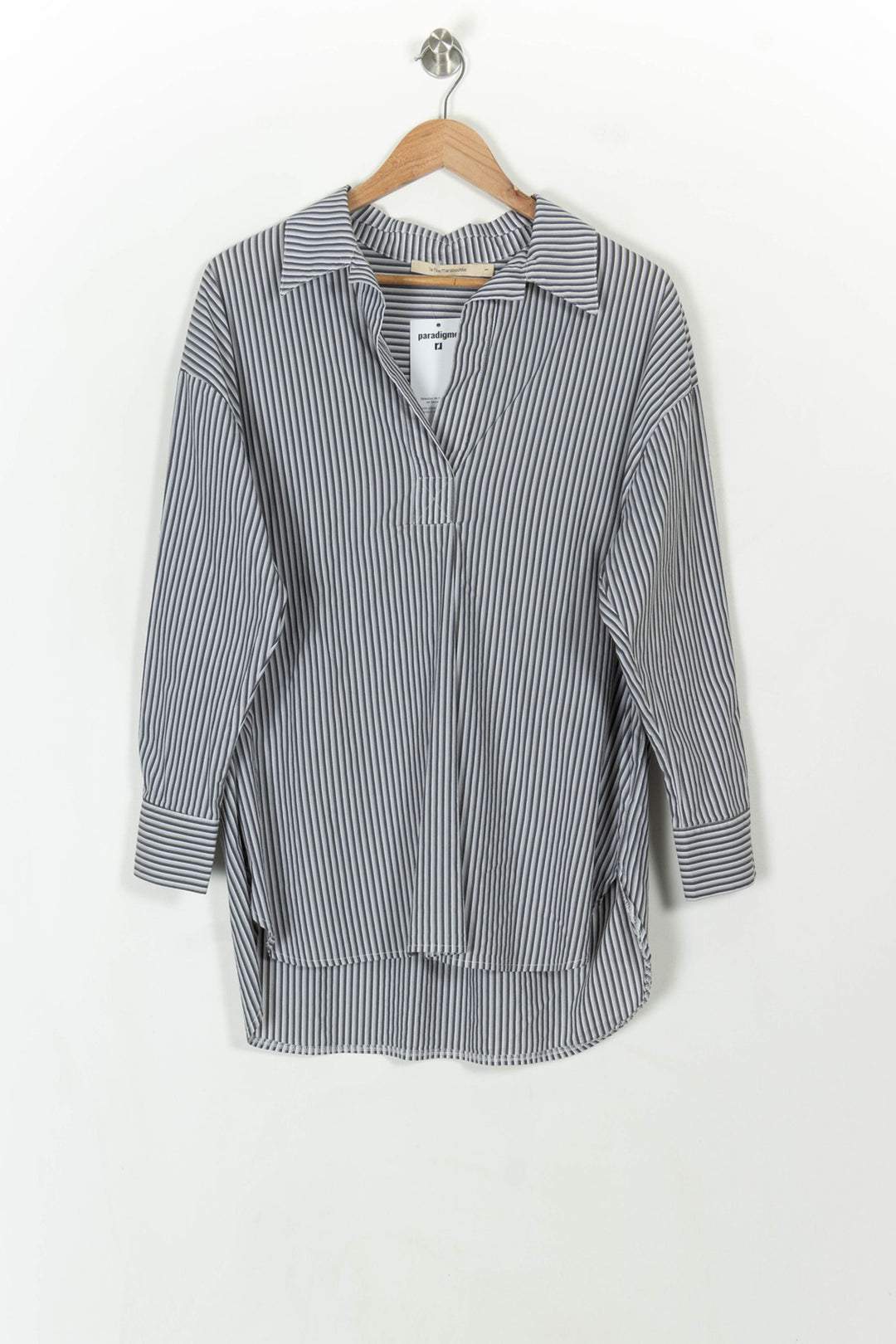 Blouse Rayée Bleue et Blanche - Taille S/36 de la marque La Fée Maraboutée | PARAD119118 - Vendu par Paradigme - Image 2