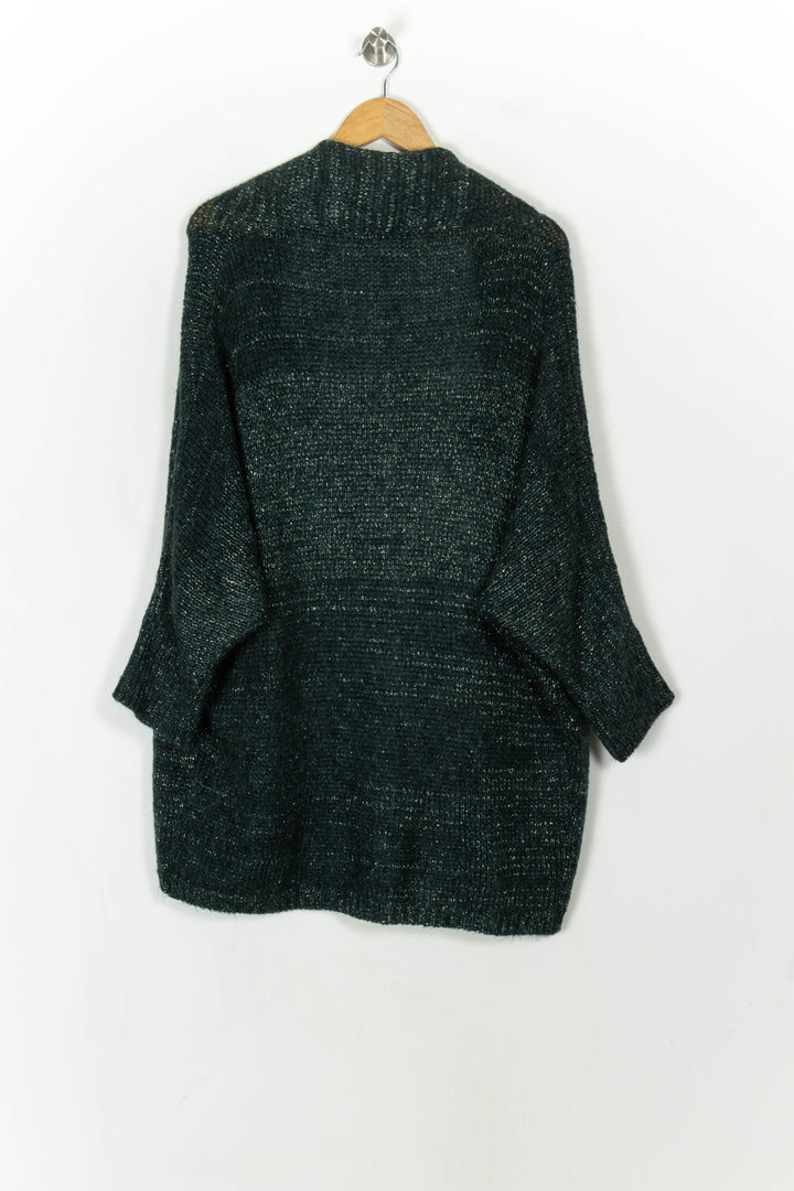 Cardigan Vert - Taille S/36 de la marque La Fée Maraboutée | PARAD119119 - Vendu par Paradigme - Image 5