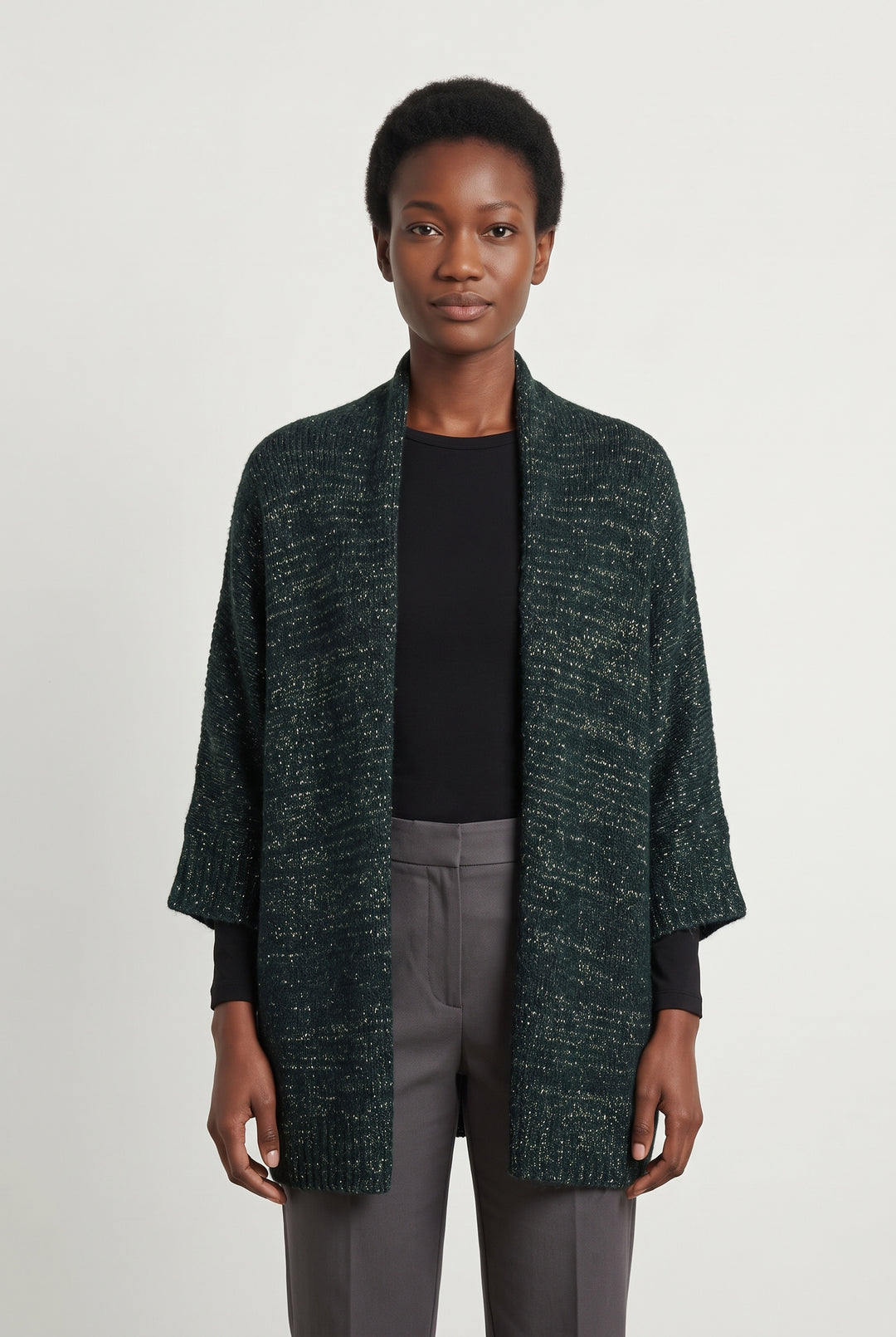 Cardigan Vert - Taille S/36 de la marque La Fée Maraboutée | PARAD119119 - Vendu par Paradigme - Image 1