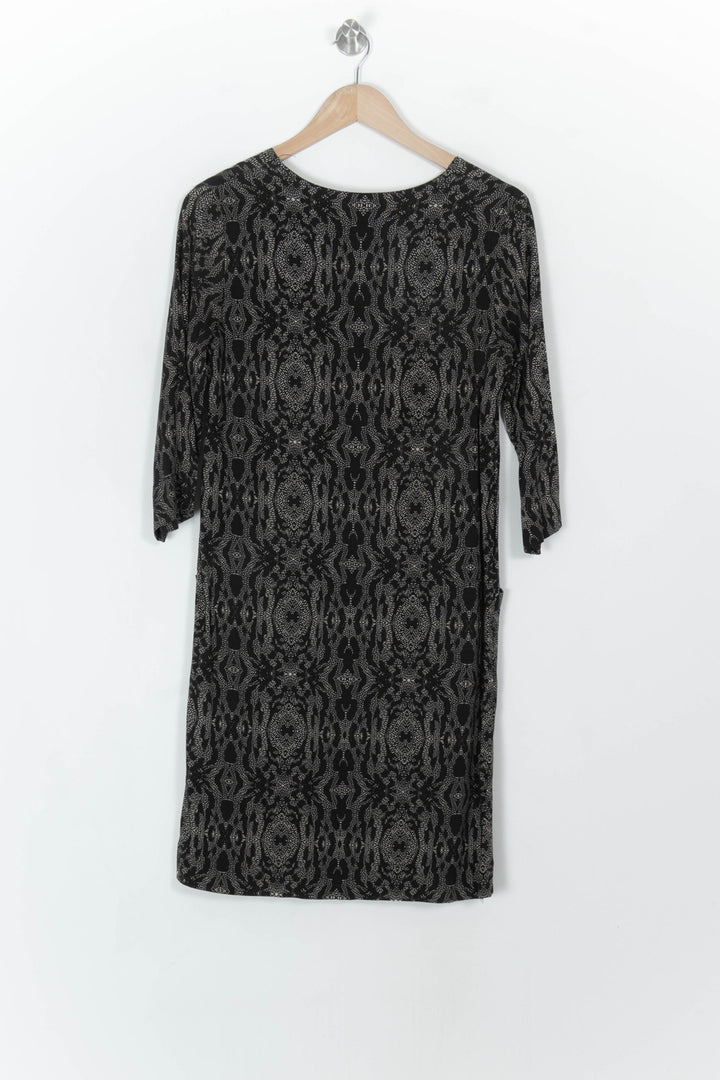 Robe Noire et Grise - Taille S/36 de la marque La Fée Maraboutée | PARAD119120 - Vendu par Paradigme - Image 5