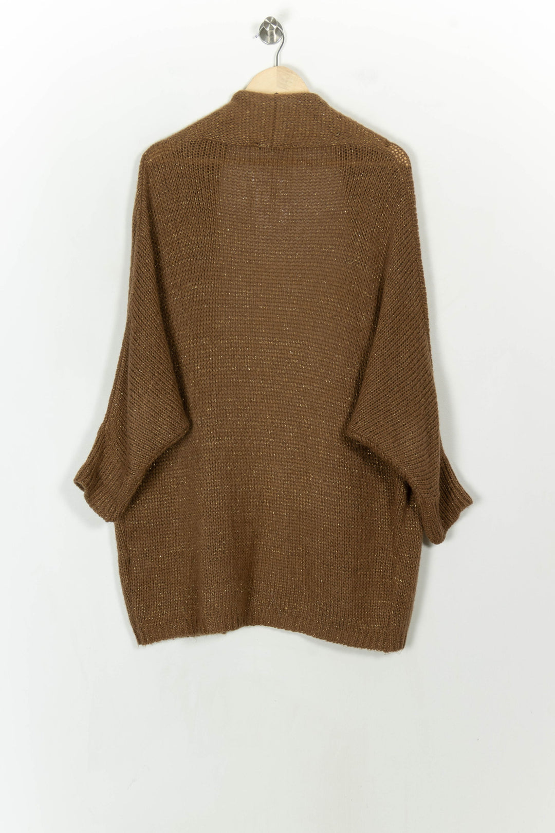 Gilet Marron - Taille S/36 de la marque La Fée Maraboutée | PARAD119121 - Vendu par Paradigme - Image 5