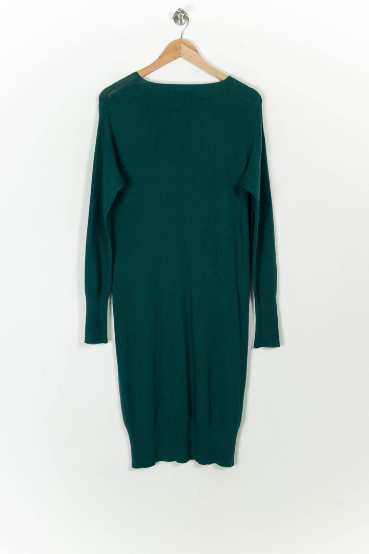 Robe Pull Verte - Taille XS/34 de la marque La Fée Maraboutée | PARAD119122 - Vendu par Paradigme - Image 5