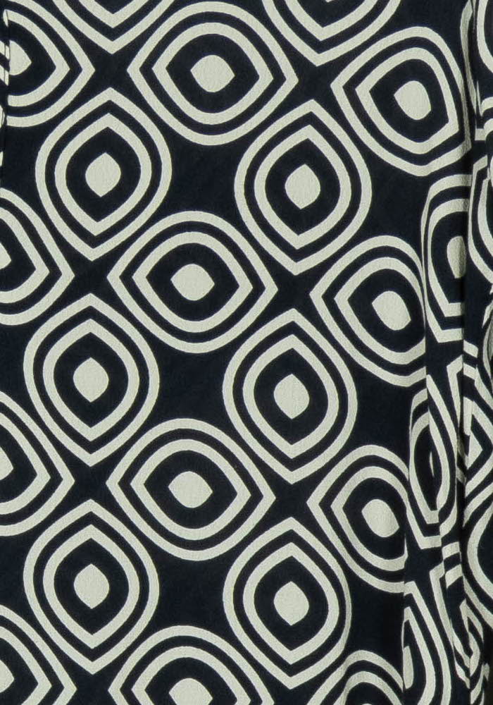 Robe Noire et Blanche - Taille S/36 de la marque La Fée Maraboutée | PARAD119124 - Vendu par Paradigme - Image 3