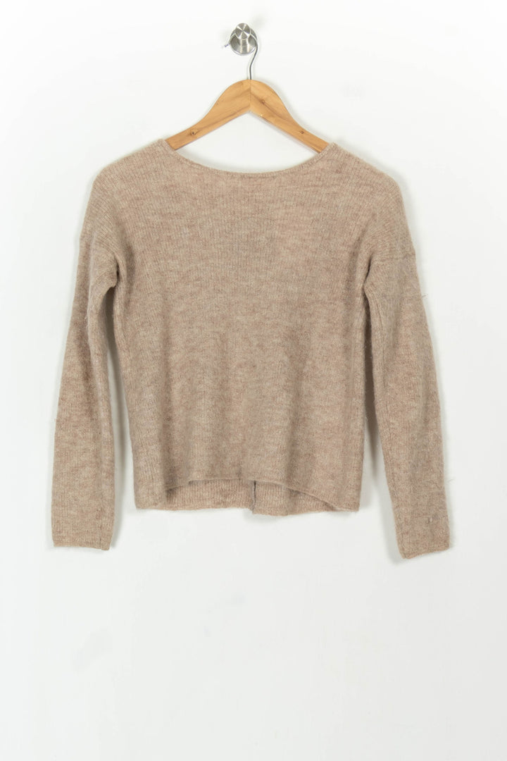 Cardigan Beige - Taille XS/34 de la marque Sézane | PARAD119125 - Vendu par Paradigme - Image 5