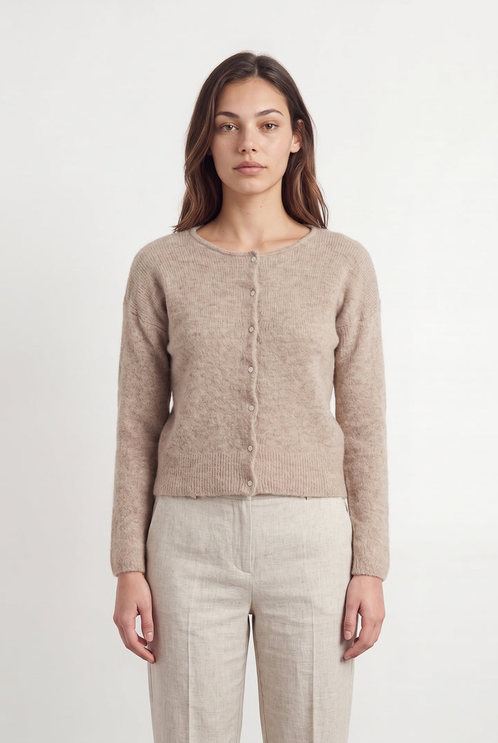 Cardigan Beige - Taille XS/34 de la marque Sézane | PARAD119125 - Vendu par Paradigme - Image 1