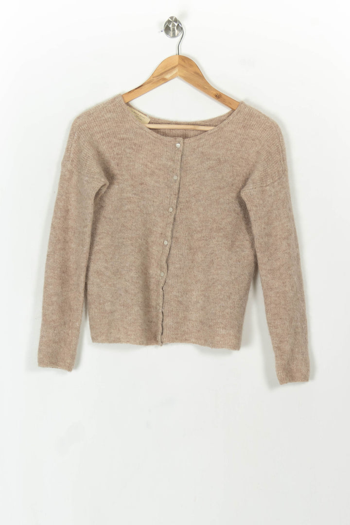 Cardigan Beige - Taille XS/34 de la marque Sézane | PARAD119125 - Vendu par Paradigme - Image 2