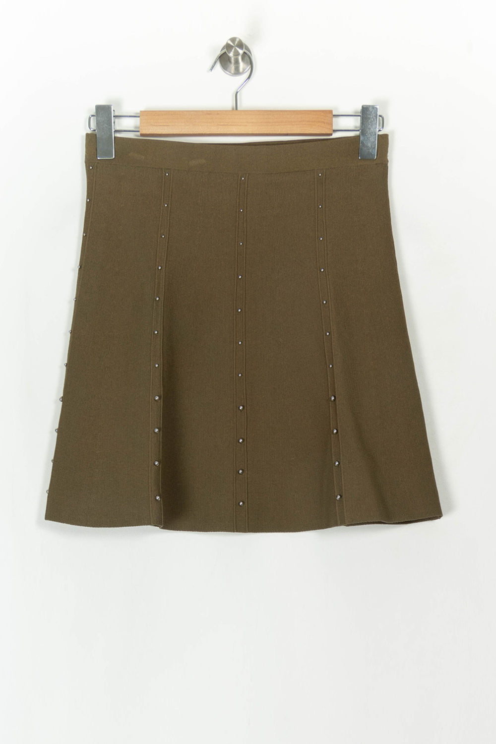 Jupe Courte Verte - Taille S/36 de la marque Sandro | PARAD119127 - Vendu par Paradigme - Image 2